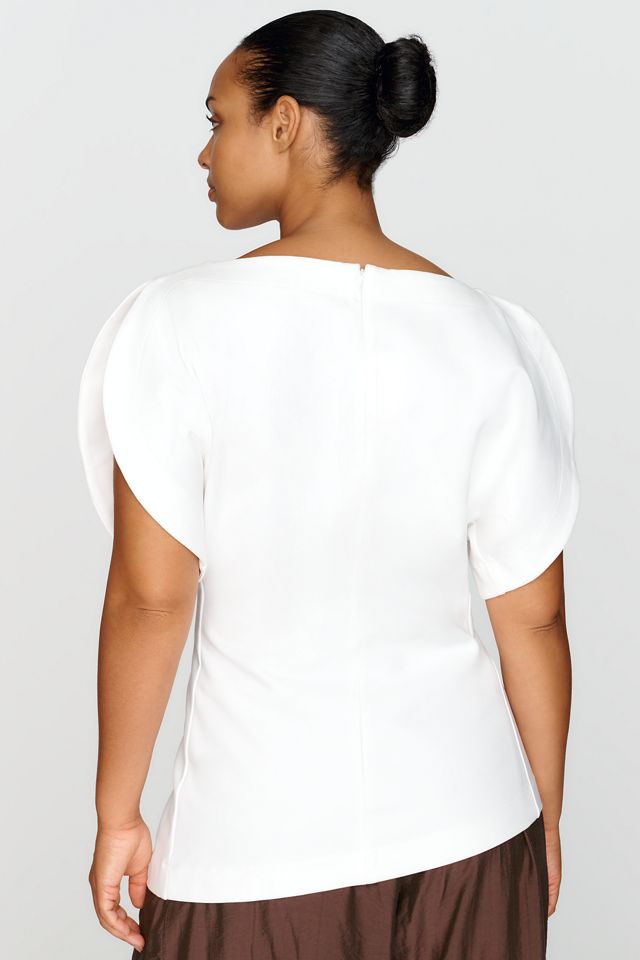 Maeve Structured Puff Sleeve Top #7