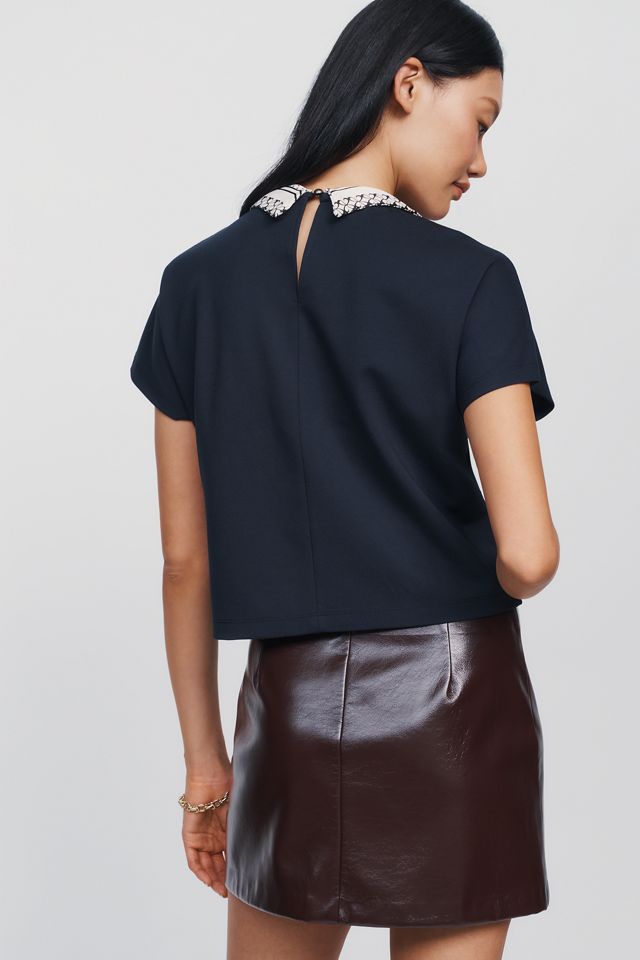 T-Shirt con Sciarpa in Seta Maeve #2