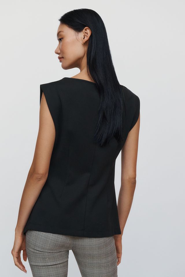 Maeve Asymmetrical Buttondown Top #3