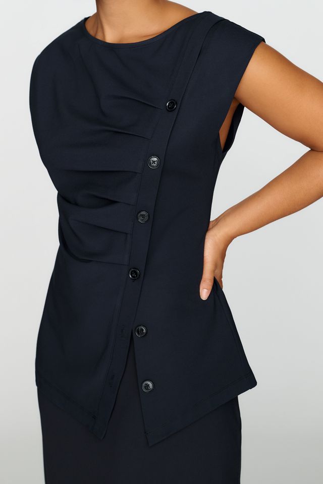 Maeve Asymmetrical Buttondown Top #5
