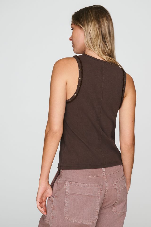 Pilcro Frayed Grommet Tank #3