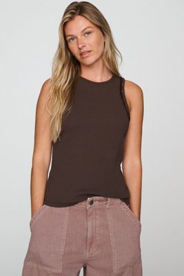 Pilcro Frayed Grommet Tank
