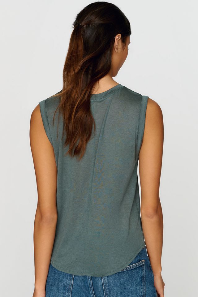 By Anthropologie Vinnie Wool Blend Tissue Weight Tank #2