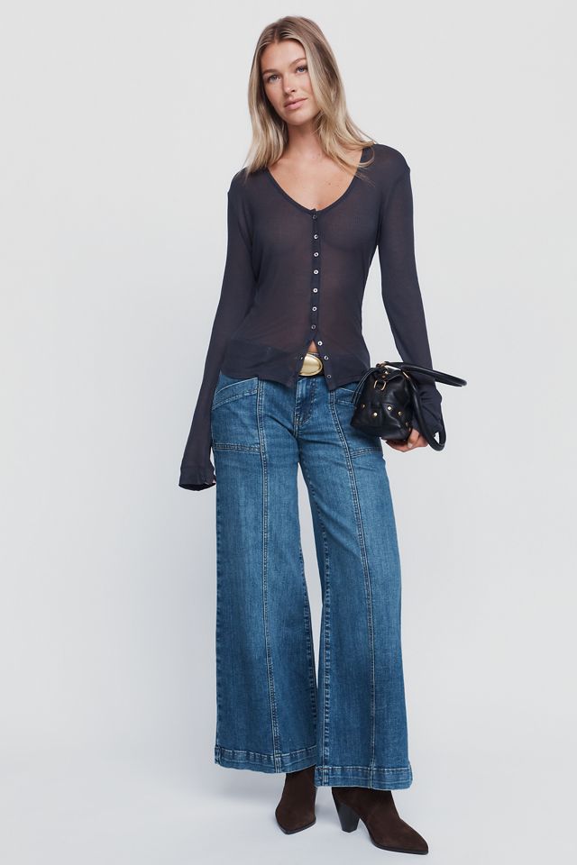 By Anthropologie Gianna Cashmere Blend U-Neck Cardigan #2