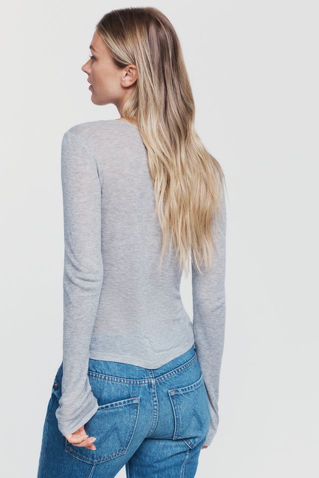 By Anthropologie Gianna Cashmere Blend U-Neck Cardigan #3