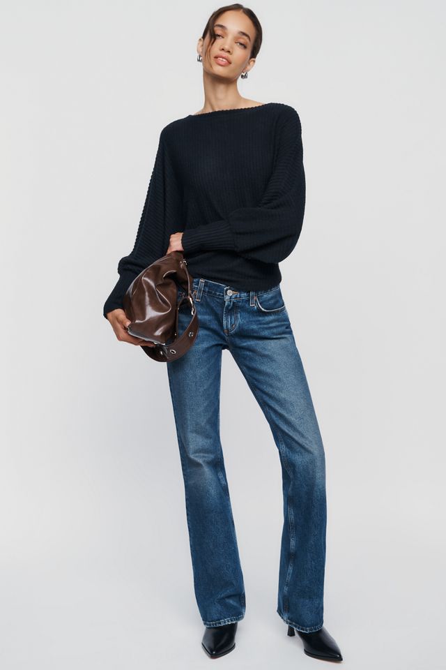 By Anthropologie Ribbed Dolman Sleeve Sweater #1