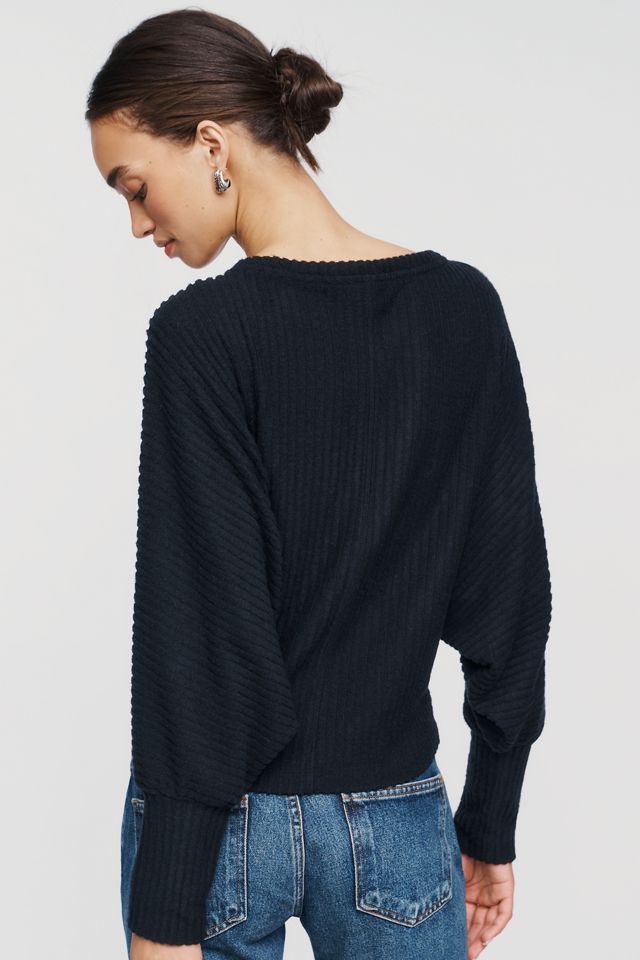 By Anthropologie Ribbed Dolman Sleeve Sweater #2