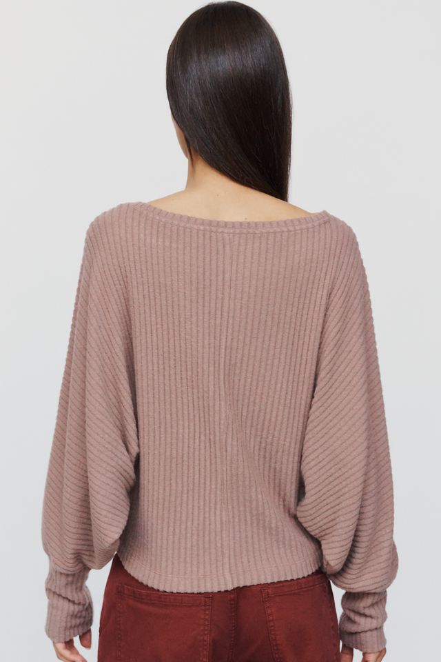By Anthropologie Ribbed Dolman Sleeve Sweater #1