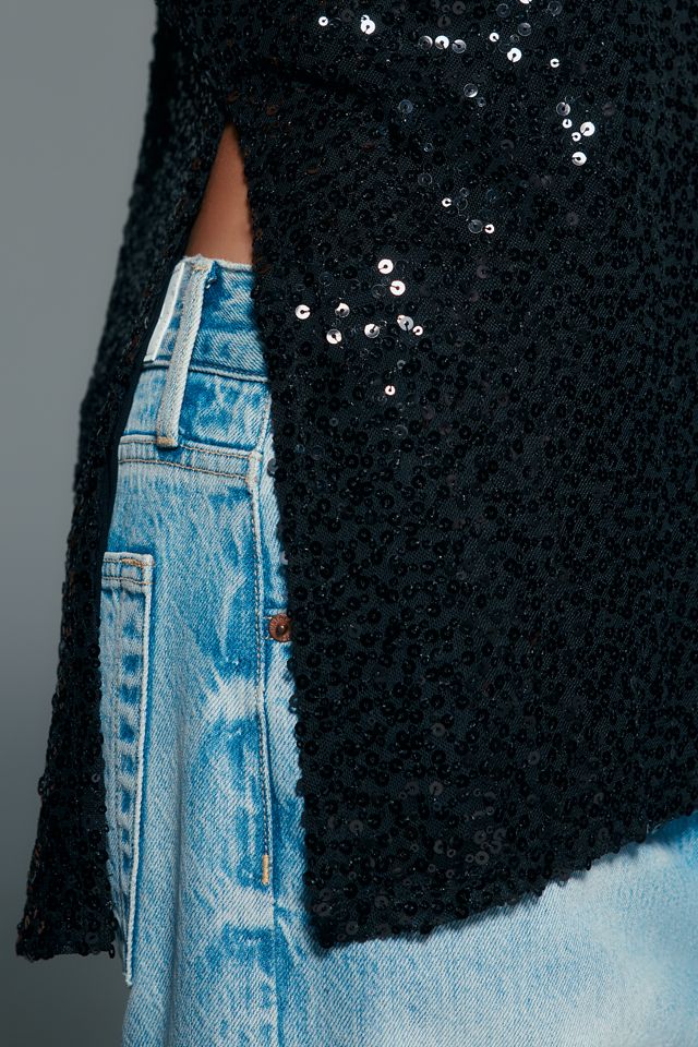 Maeve Sleeveless Sequin Tunic #1