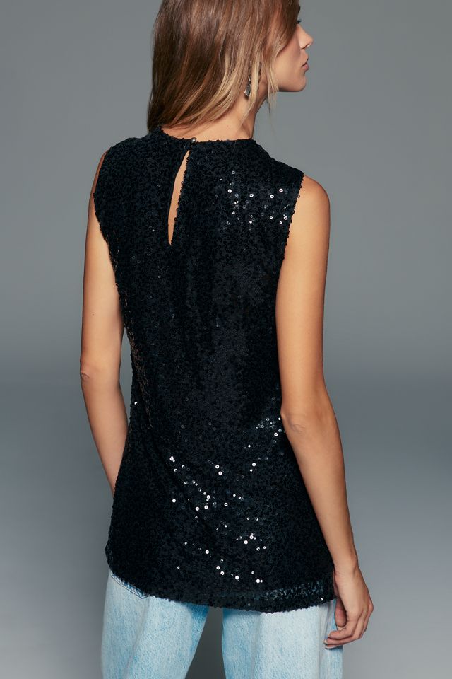 Maeve Sleeveless Sequin Tunic #2