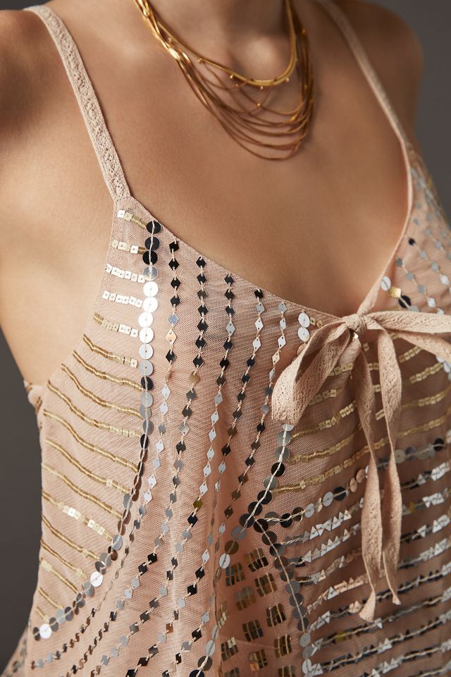 Sequin-Mesh Swing Tank #1