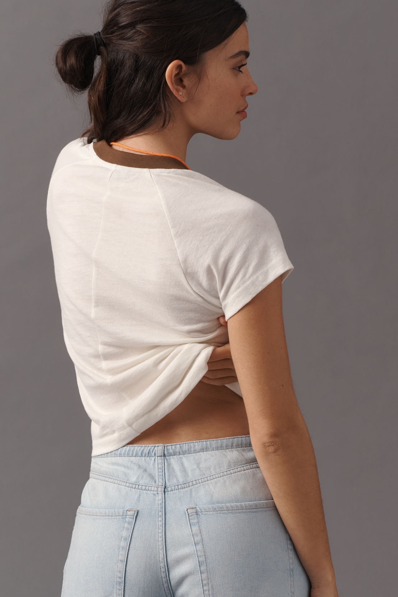 Pistola Ryn Cotton Shrunken Raglan Tee