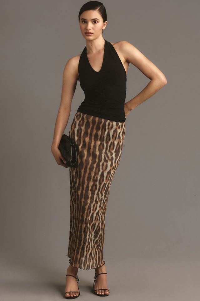 By Anthropologie Ruched Halter Tank #2