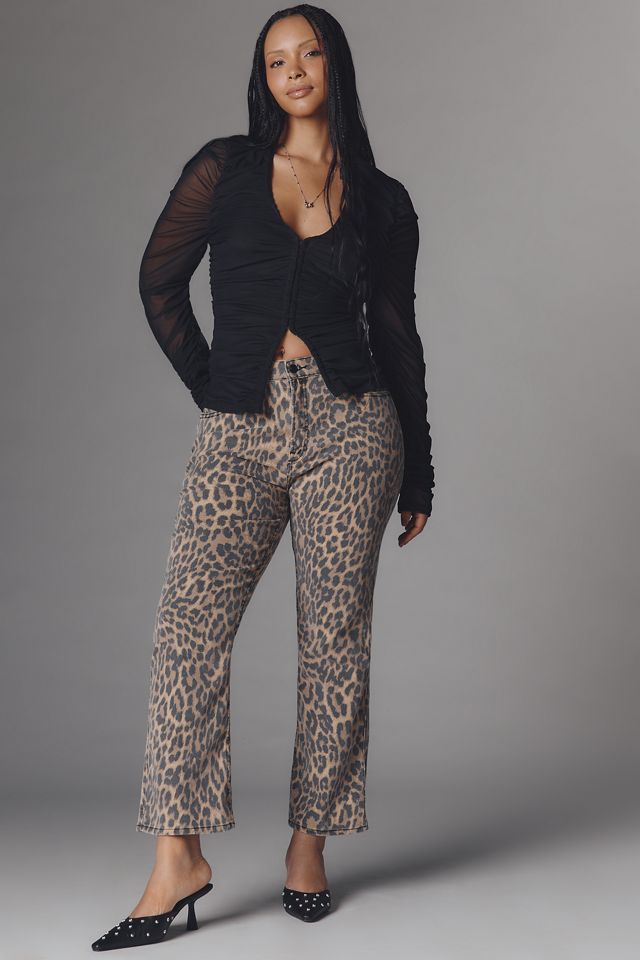 Maeve Ruched Long-Sleeve V-Neck Top #5