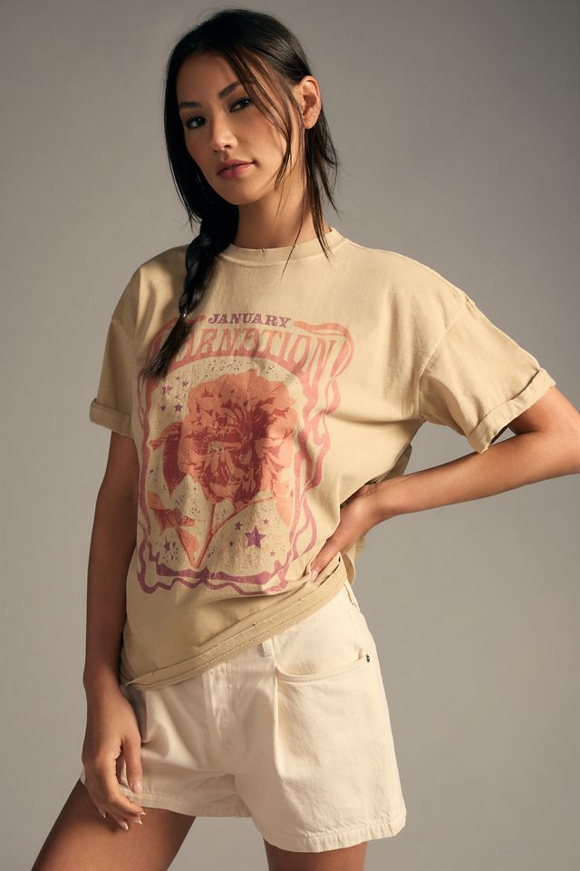 Girl Dangerous Birth Month Flower Tee #3