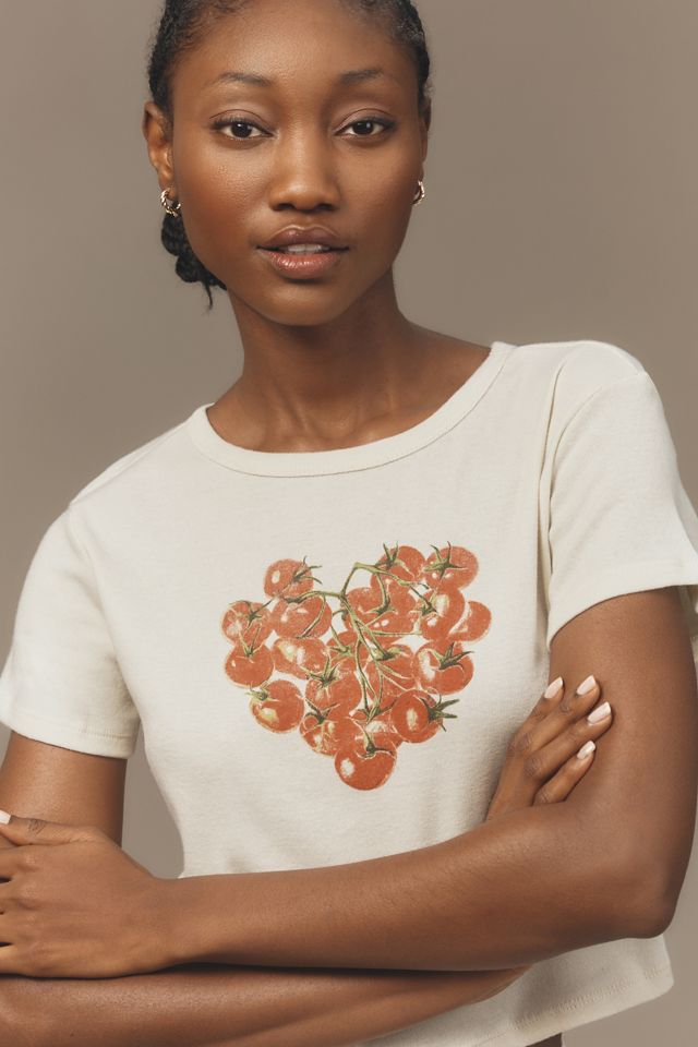 Girl Dangerous Tomato Heart Tee #3
