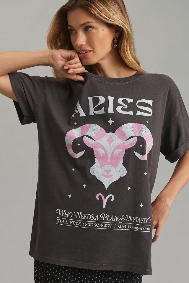Girl Dangerous Zodiac Graphic Tee #1