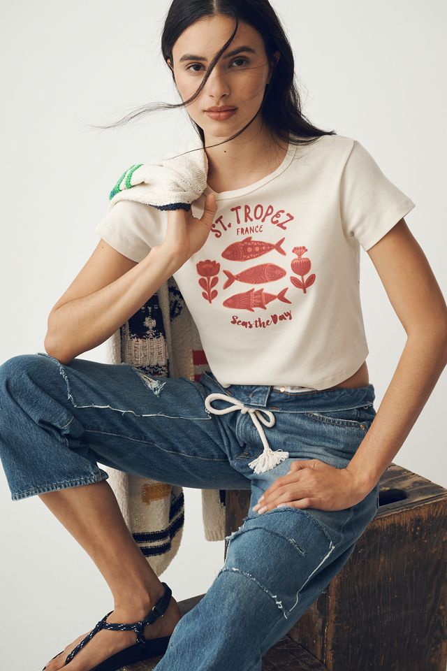 Girl Dangerous St. Tropez Graphic Baby Tee #3