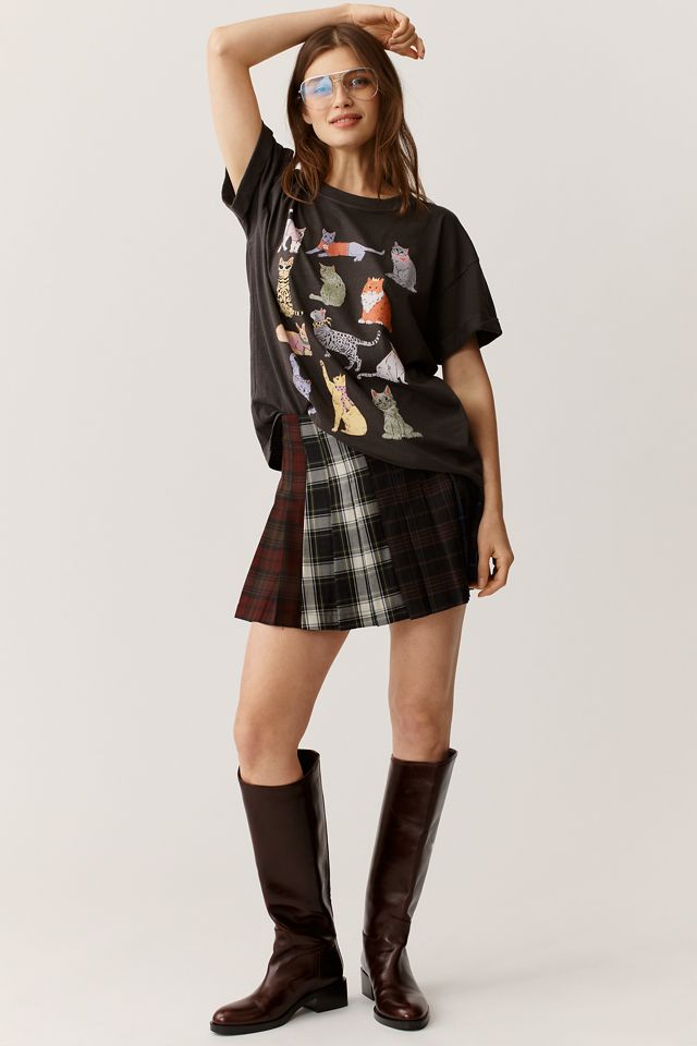 Girl Dangerous Cats Graphic Tee #2