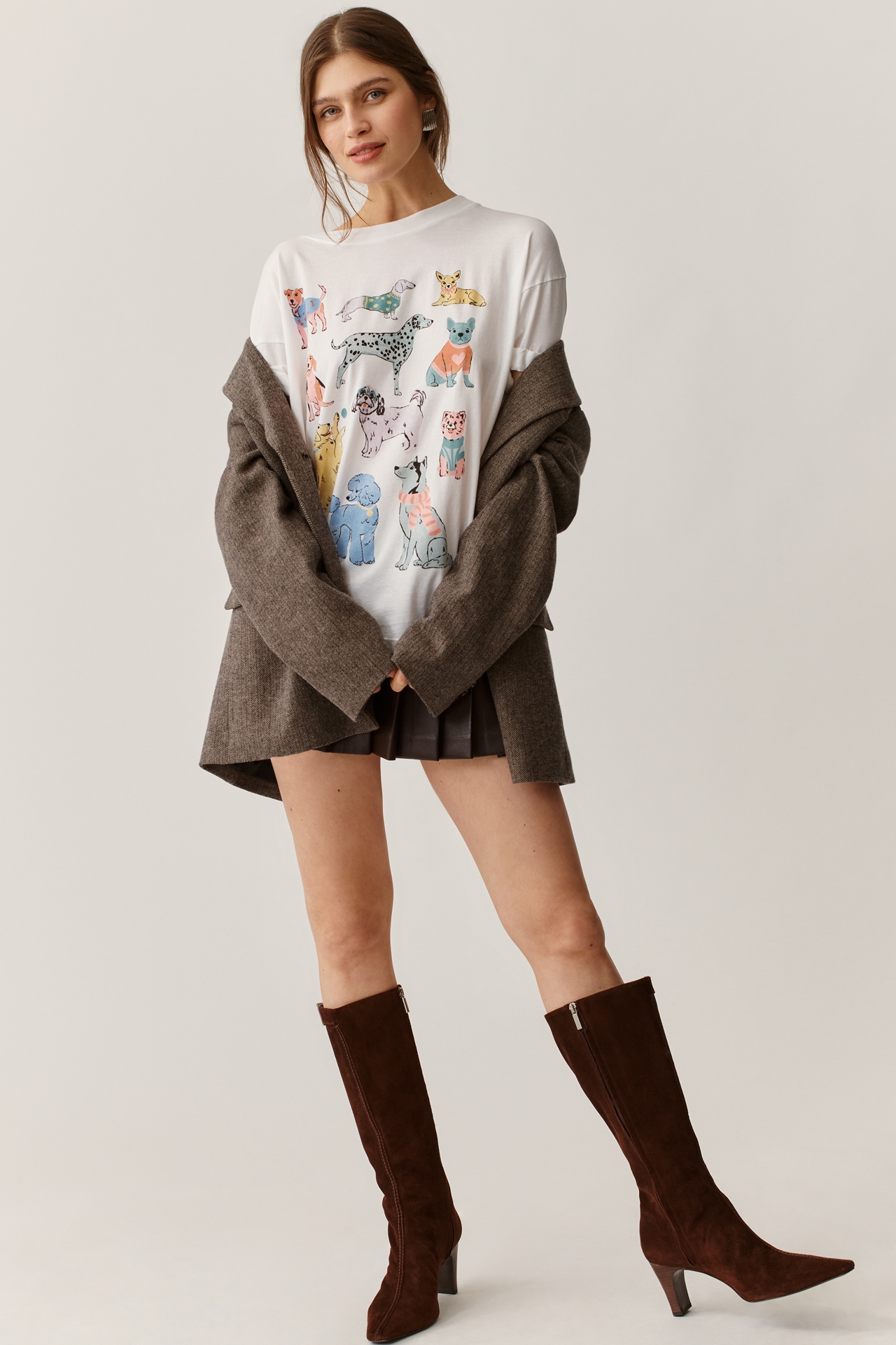 Girl Dangerous Dogs Graphic Tee