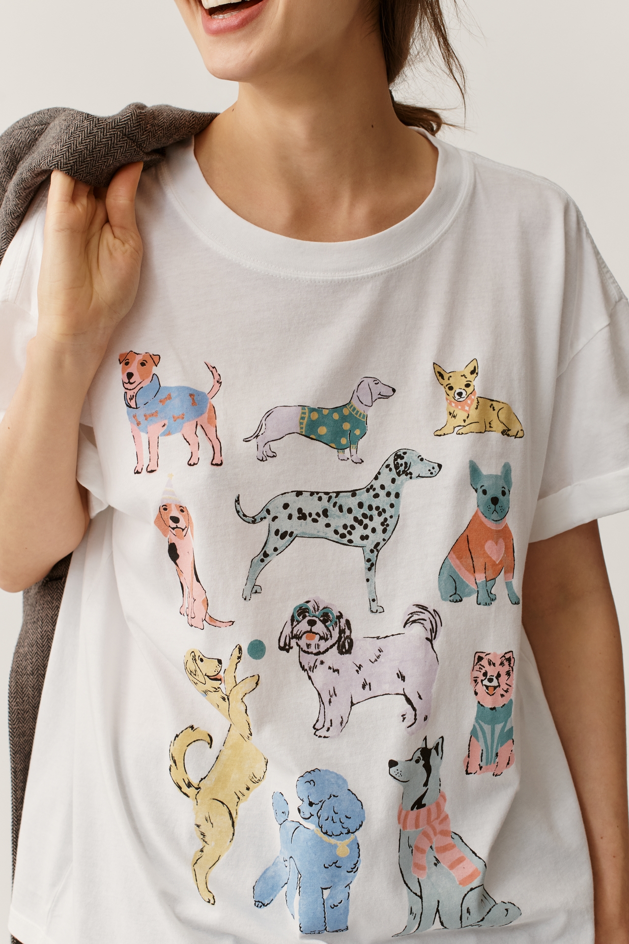 Girl Dangerous Dogs Graphic Tee