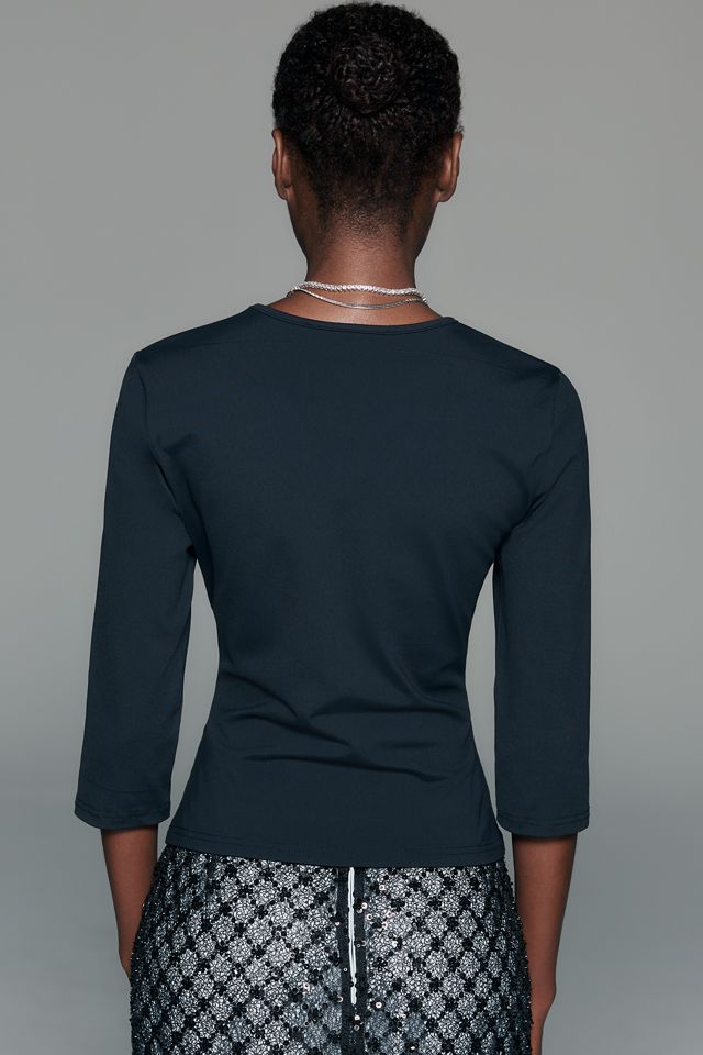 Lioness Bloom '90s V-Neck Long Sleeve Top #2