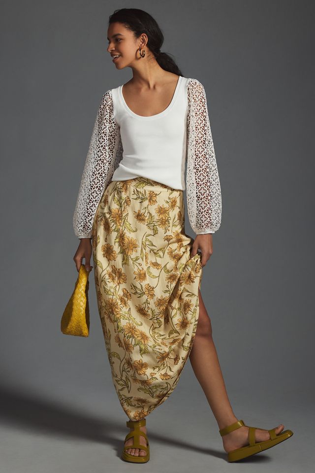 Maeve Lace-Sleeve Top #3