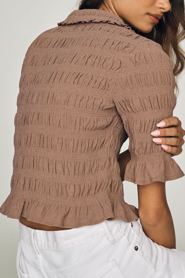 Blusa Maeve con Volantes y Botones Frontales #1