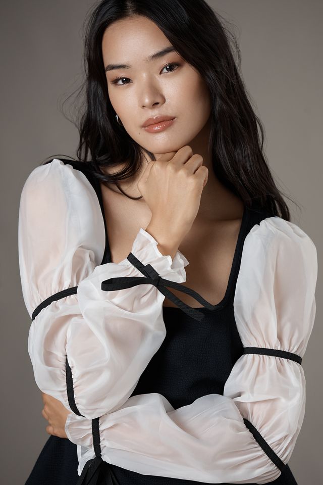 Maeve Balloon-Sleeve Top #1