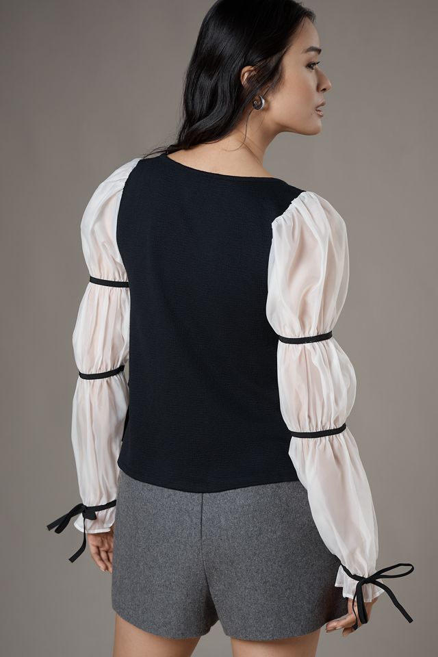 Maeve Balloon-Sleeve Top #2