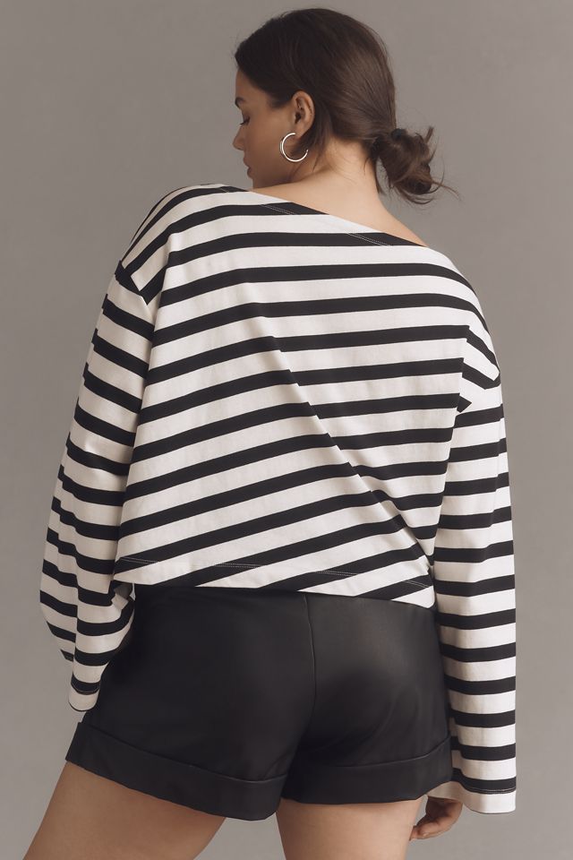 Maeve Boatneck Bell-Sleeve Knit Top #4