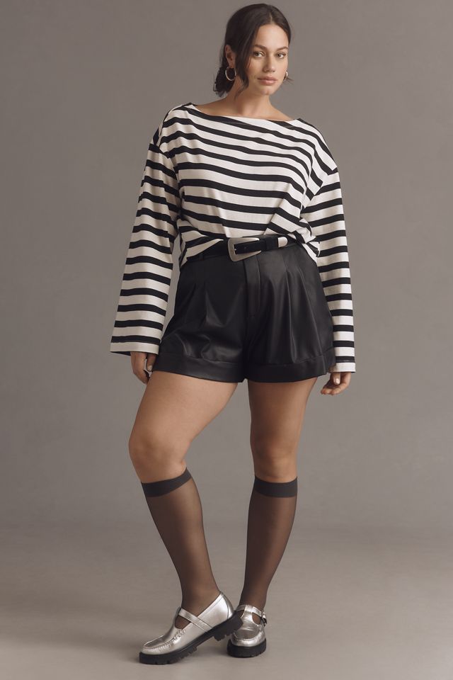 Maeve Boatneck Bell-Sleeve Knit Top #6