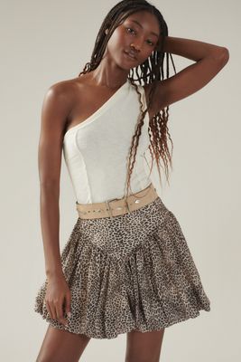 Haut en maille à une épaule avec bande Pilcro