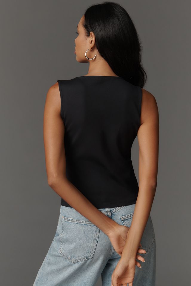 Maeve Keyhole Seamed Tank Top #2