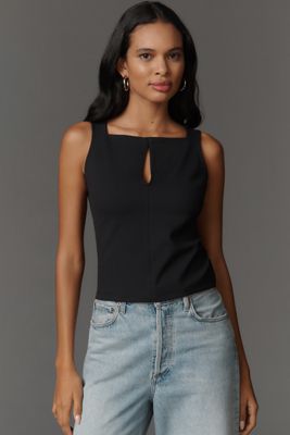 Camiseta sin Mangas con Abertura Maeve