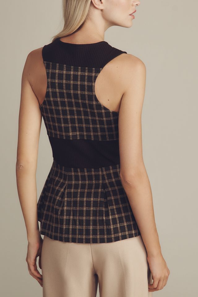 By Anthropologie Mixed Media Tank Top #1