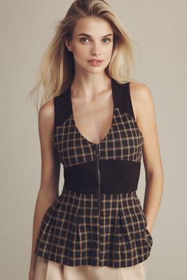 By Anthropologie Mixed Media Tank Top