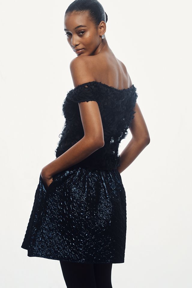 Maeve Off-Shoulder Rosette Top #3