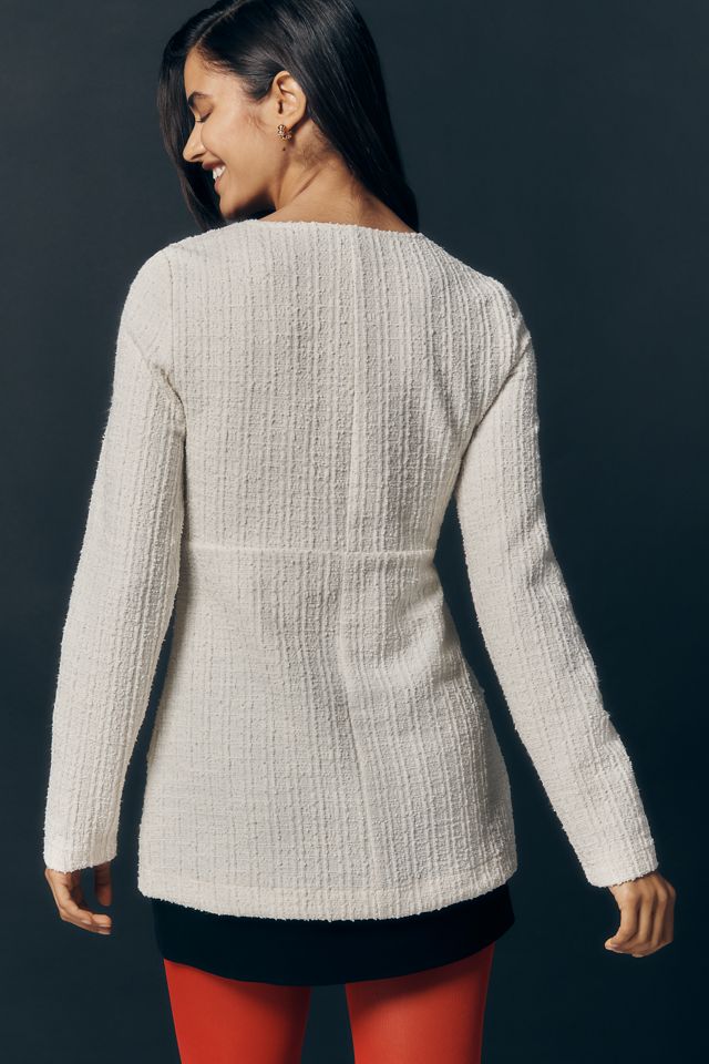 Top Maeve con Escote Pronunciado y Abertura Frontal con Doble Lazo #1