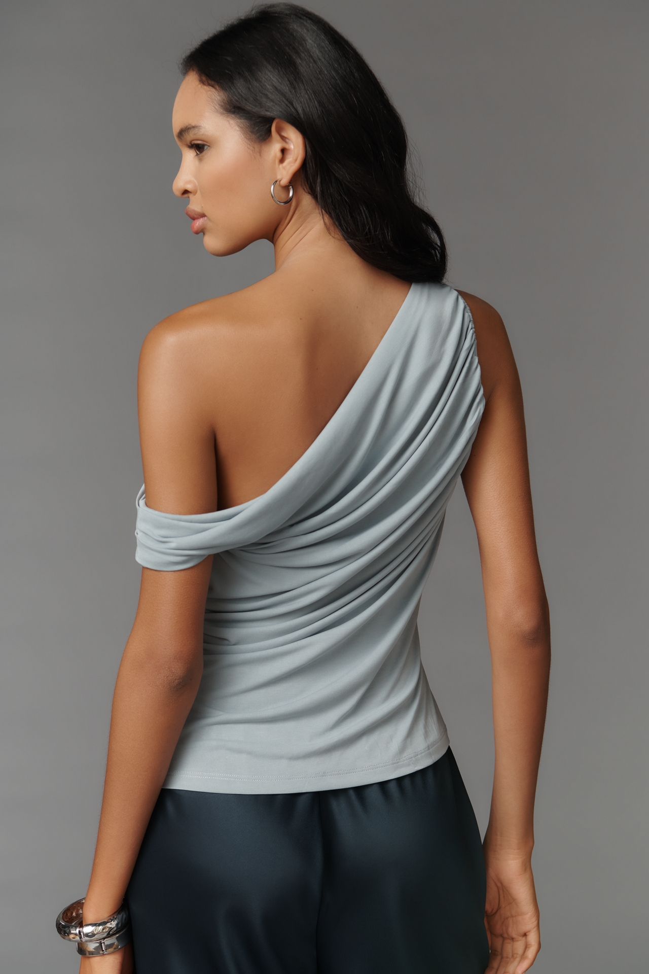 Central Park West Off-Shoulder Ruched Top