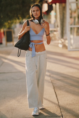Sleeveless V-Neck Wrap Top
