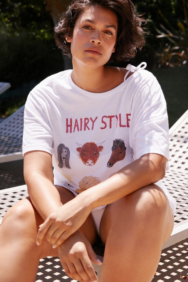 Unfortunate Portrait Animal Graphic Tee #7