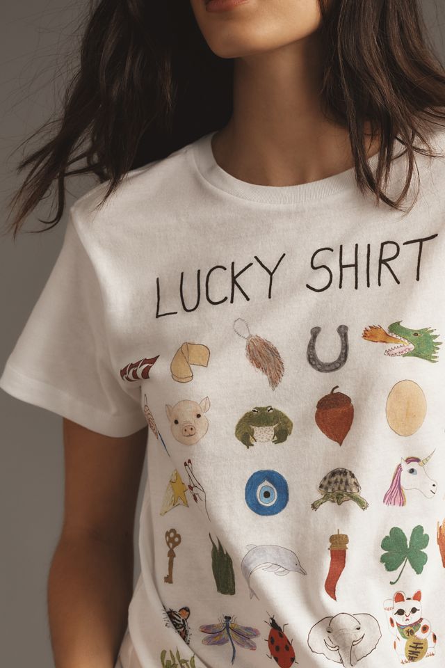 Unfortunate Portrait Lucky Graphic Tee | Anthropologie