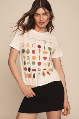 Unfortunate Portrait Fruits & Veggies Tee