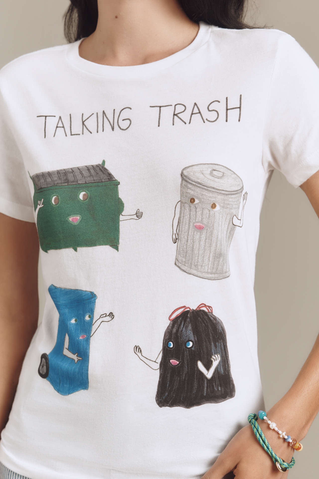 Unfortunate Portrait Talking Trash Graphic Tee