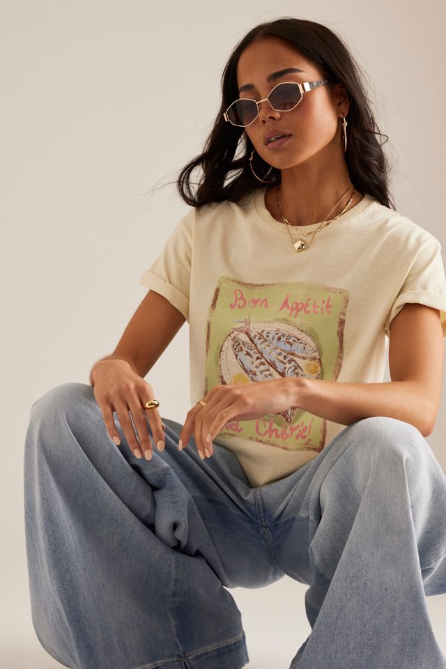 By Anthropologie Bon Appétit Grafik Baby T-Shirt #3