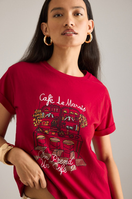 Maeve Cafe Le Marais T-Shirt