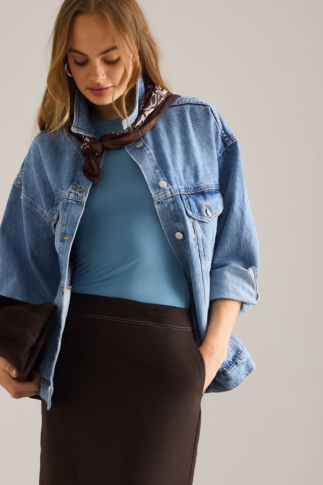 T-shirt en modal deuxième peau By Anthropologie #3