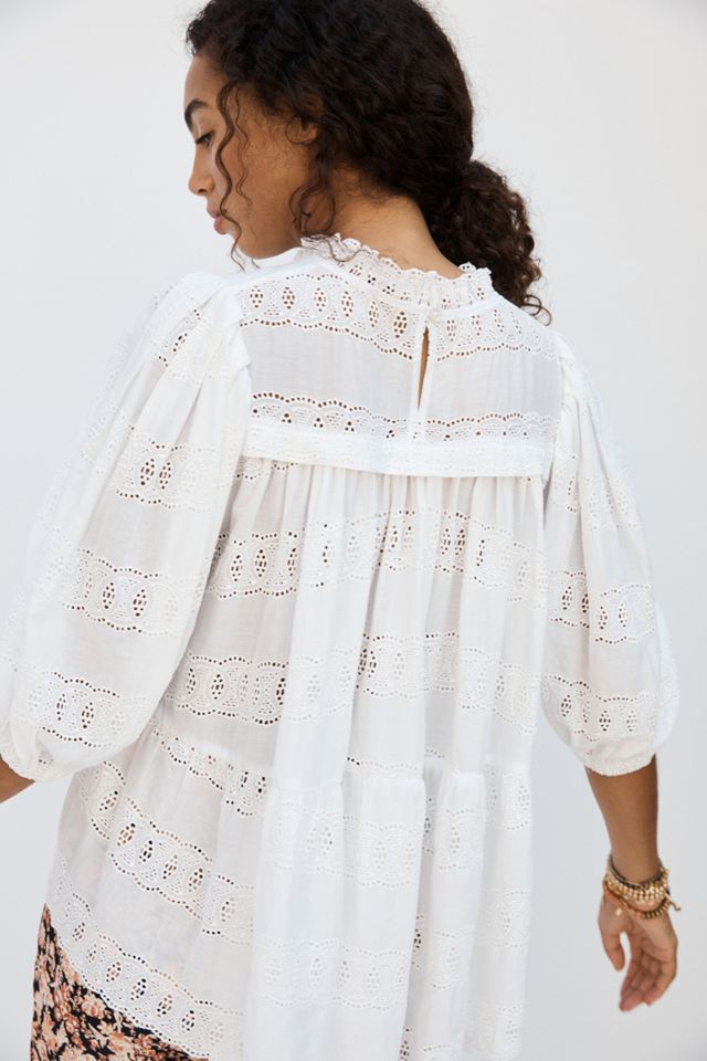 Idina Eyelet Top #1