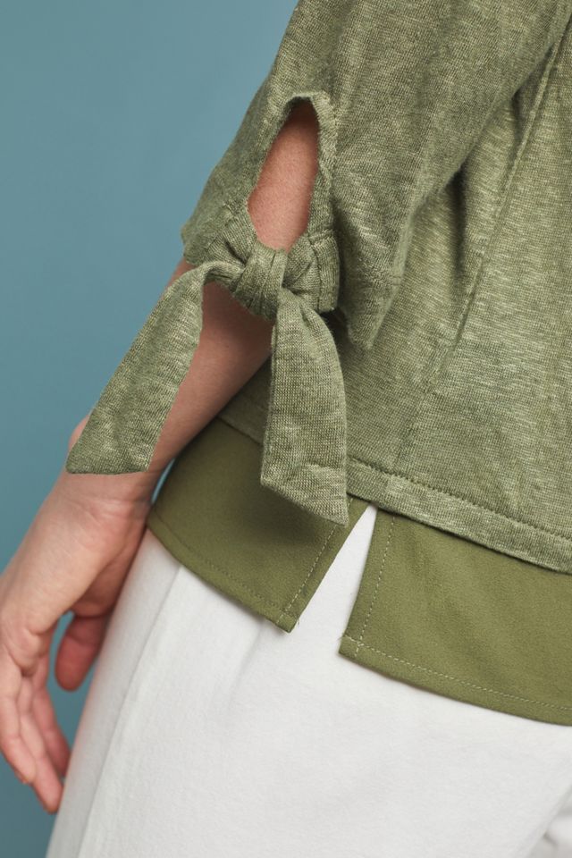 Sylvie Linen Top #2